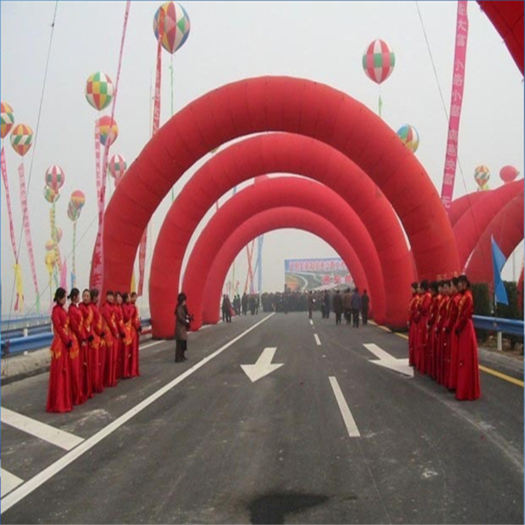 珠海商场开业纯红拱门
